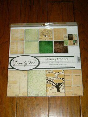 FAMILY TREE Collection Kit 12X12 Scrapbooking Kit Reminisce, NEW WITH TAG